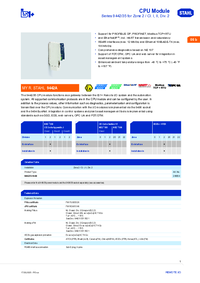 Thumbnail of document Data Sheet - 9442 CPU module for Zone 2